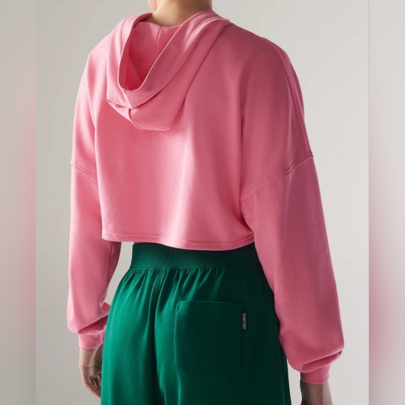 SAVAGE X FENTY ESSENTIAL TERRY SCOPE LOGO CROPPED HOODIE - Picture 9 of 9